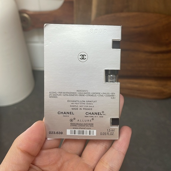 Chanel Allure Homme Sport 1 vial 1.5 ML each BNWT - Picture 3 of 3